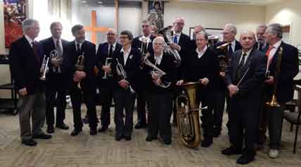 some of the brass band members